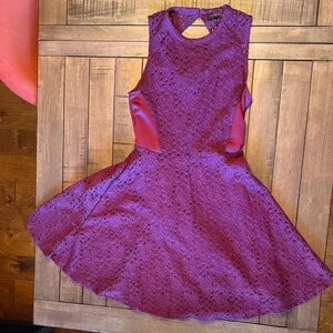 The Limited Plum Lace Dress